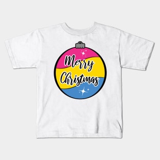 Christmas Ornament in Pansexual Pride Flag Colors Kids T-Shirt